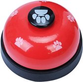 Honden bel - Intelligentie - Leren - Spelen - Trainen - Speelgoed -  Belonen - Bel - Kat - Poes - Rood zwart