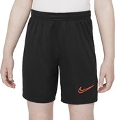 Nike Dri-FIT Academy 21 Sportbroek - Maat 134  - Unisex - zwart - rood