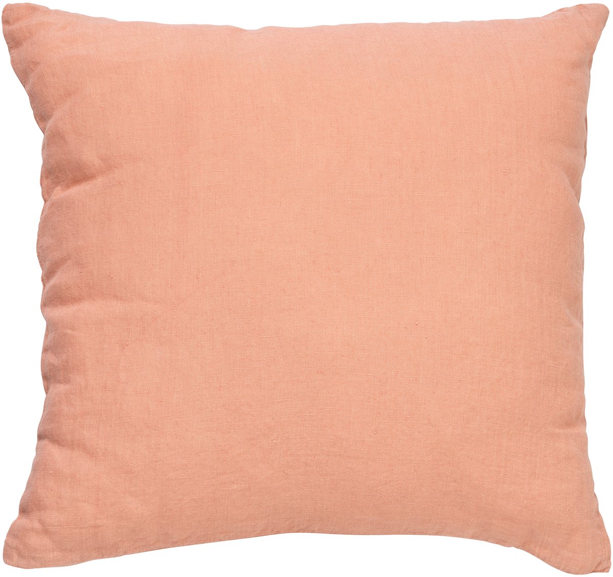 Dutch Decor LINN - Sierkussen 45x45 cm - 100% linnen - effen kleur - Muted Clay - roze - Inclusief binnenkussen - Luxe kussens voor woonkamer & bank