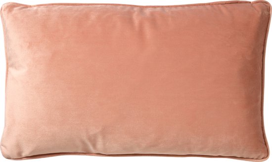 Dutch Decor - Coussin decoratif en velours - Finn - 30x50 cm - couleur: pantone Muted Clay