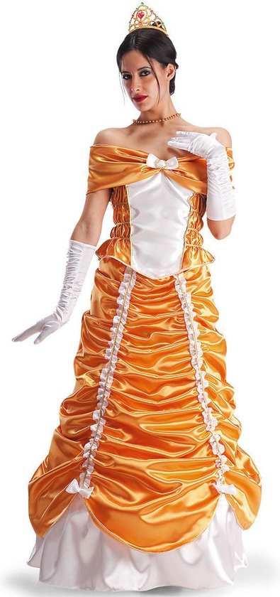 Carnival Toys Verkleedset Belle Dames Polyester Oranje Maat M