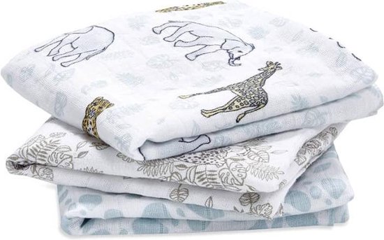 Product: Aden + Anais 3-pack Musy Swaddles Jungle, van het merk Aden + Anais