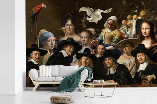 Papier peint - Papier peint photo Oude Meesters - Peintures - Collage - Largeur 360 cm x Hauteur 240 cm