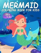 Mermaid Coloring Book for Kids Ages 4-8