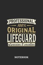 Professional Original Lifeguard Notebook of Passion and Vocation