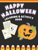 Happy Halloween Coloring And Activity Book