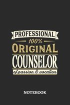Professional Original Counselor Notebook of Passion and Vocation