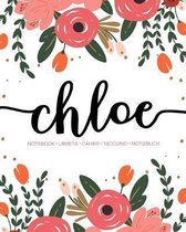 Chloe: Notebook - Libreta - Cahier - Taccuino - Notizbuch: 110 pages paginas seiten pagine