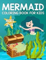 Mermaid Coloring Book for Kids Ages 2-4