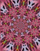 Fractal Photo Art Notebook: Pink Lily 2