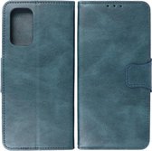 OnePlus Nord N200 5G Hoesje - Portemonnee Book Case - Kaarthouder & Magneetlipje - Kunstleer - Blauw