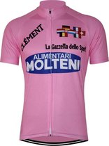 retro Molteni roze wielertrui 'giro d'italia' Eddy Merckx maat Medium