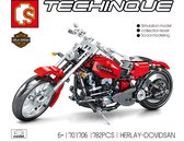 Sembo - Harley Davidson Motor - 782 Onderdelen - Compatibel met grote merken - Bouwdoos