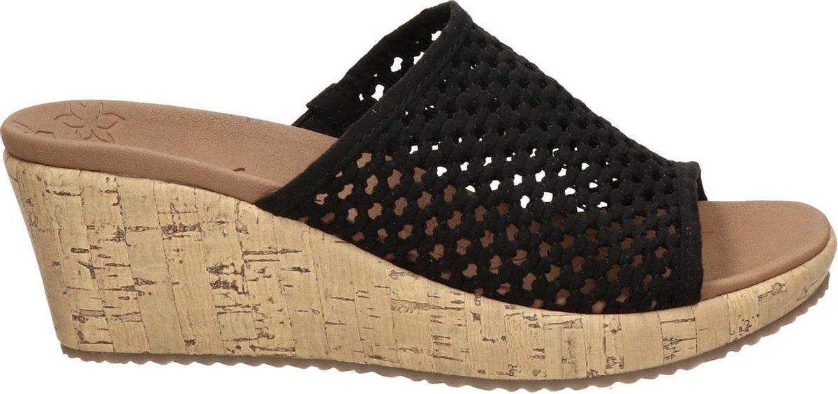 Skechers Beverlee dames slipper - Zwart - Maat 40 | bol.com