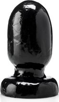 XXLTOYS - Oscar - XXL Plug - Inbrenglengte 13 X 7.5 cm - Black - Uniek design Buttplug - Stevige Anaal plug - Made in Europe