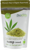 Biotona Superfoods Hemp Seed 100% Raw Hulled Seeds Zaden