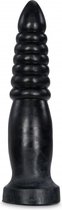XXLTOYS - Stefan - XXL Plug - Inbrenglengte 34 X 7.5 cm - Black - Uniek design Buttplug - Stevige Anaal plug - Made in Europe