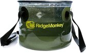 Ridgemonkey Perspective Collapsible Bucket - Opvouwbare Emmer - 10L - Groen