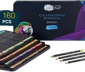 Artina Expertilo Kleurpotloden Set van 160 - FSC Gecertificeerde Stiften hoog gepigmenteerd potloden