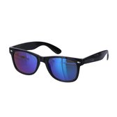 Freaky Glasses® – Classic Style - Festival Bril – Rave Zonnebril - Gabber – Dames – Heren - Groen Blauwe Spiegellenzen