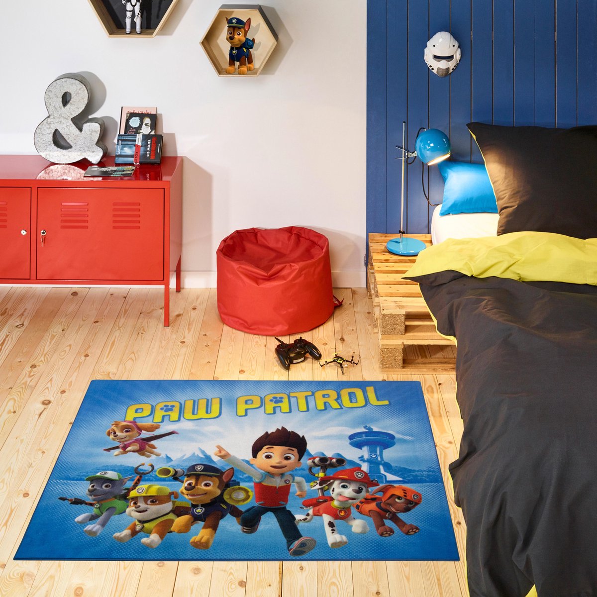 Carpet Studio Speelkleed 95x125cm - PAW Patrol Speeltapijt voor Kinderen -  Blauw | bol.com
