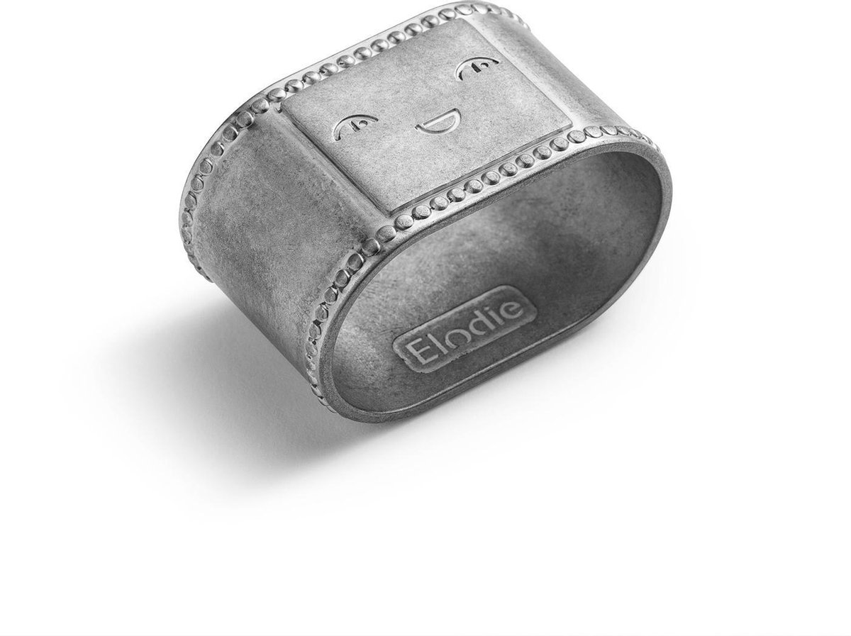 Elodie Servetring - Serviette - tafeldecoratie - voor baby en kind - Antique Silver