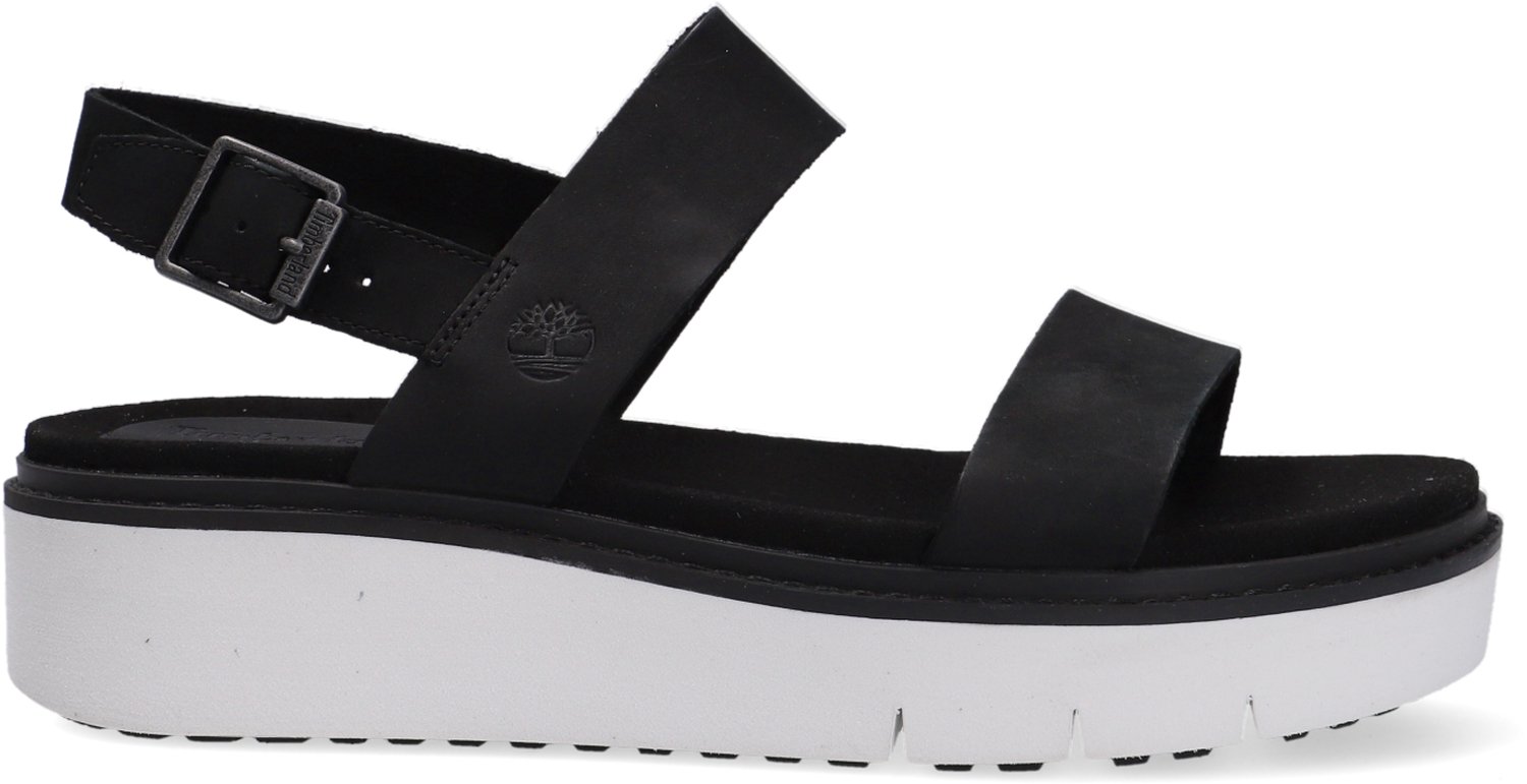 Timberland Safari Dawn 2 Band Sandalen Dames – + Zwart