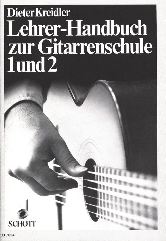 Dieter Kreidler, Lehrer-Handbuch zur Gitarrenschule 1 und 2