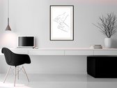 Artgeist - Schilderij - Joined Hands (white) - Multicolor - 40 X 60 Cm