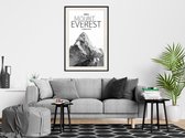 Artgeist - Schilderij - Peaks The World: Mount Everest - Multicolor - 40 X 60 Cm