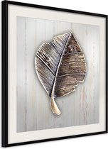 Artgeist - Schilderij - Metal Leaf - Multicolor - 30 X 30 Cm