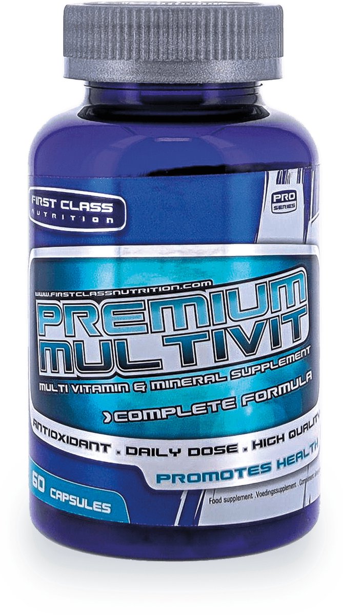 First Class Nutrition - Premium Multivit (60 capsules) - Multivitaminen & mineralen