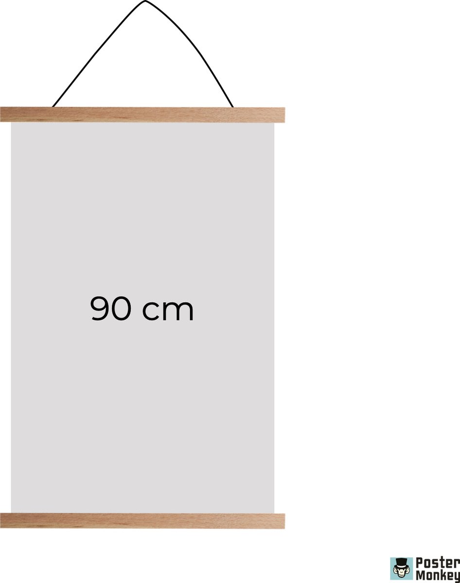 Posterhanger 90 cm - magnetisch poster ophangsysteem - Blank - PosterMonkey