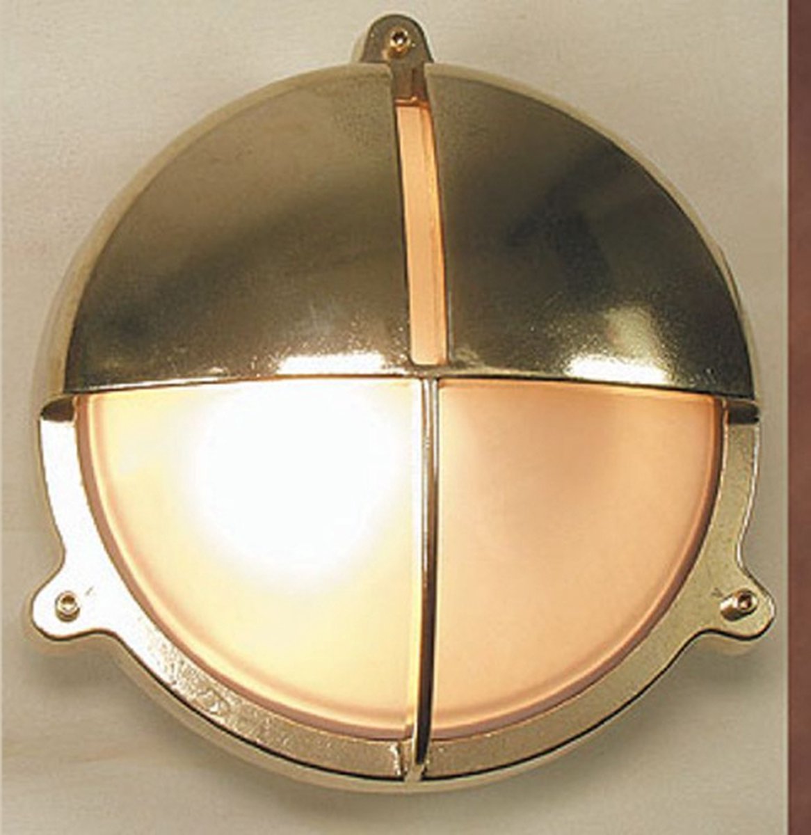 Outlight - Buitenlamp - Scheepslamp Nautic - Messing, helder glas - Outlet