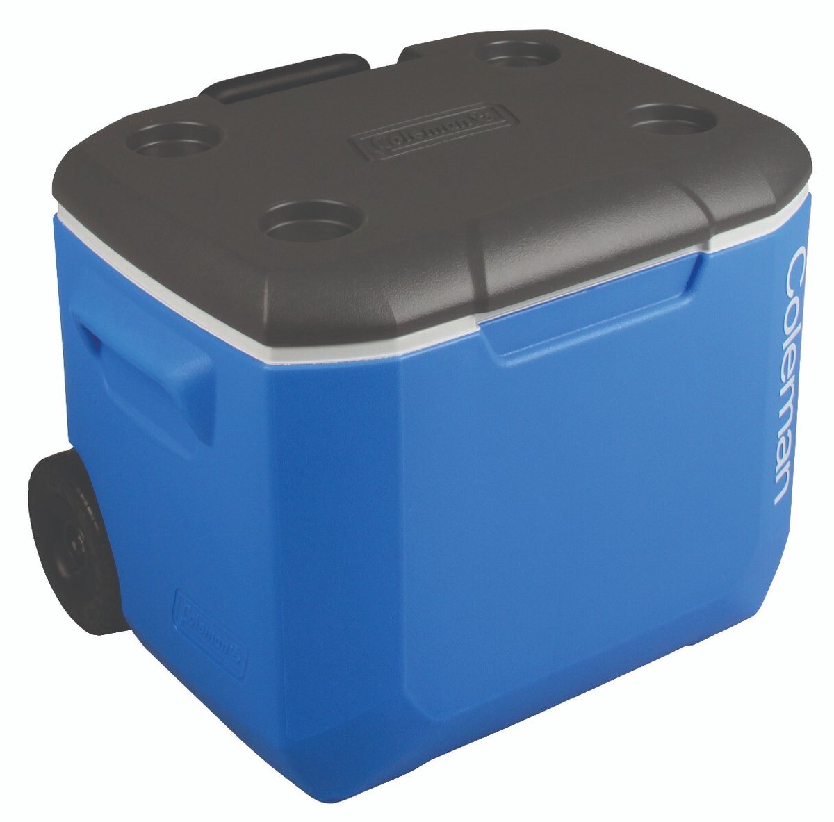 Coleman 60QT Performance Koelbox - Wielen - 56 Liter - Blauw
