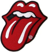 The Rolling Stones Tongue and Lips Patch Rood - Official Band Merchandise