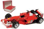 Ferrari F1 2000 Michael Schumacher Winner USA GP (Luxe Ferrari Case) (Rood) (10 cm) 1/43 Ferrari Official Product - Modelauto - Schaalmodel - Model auto - Miniatuurautos - Miniatuur auto - Ma