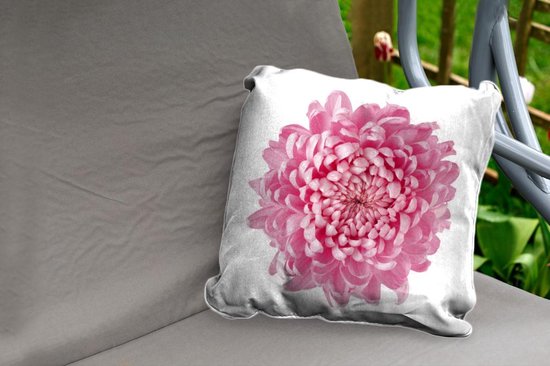 Coussins d'extérieur - Jardin - Chrysanthème rose - 50x50 cm