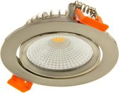 Led Inbouwspot - Slim-Fit - Varda - 23mm - Dimbaar - 5W - Zilver - 3000K