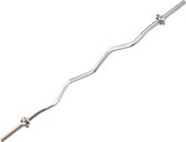 EZ Curl Bar 120cm 25mm - Curl Bicep Stang - Curl Barbell - Halterstang - Gewichtenstang - Curlstang
