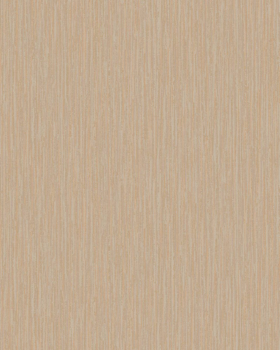 Structuur behang Profhome VD219131-DI vliesbehang hardvinyl warmdruk in reliëf gestempeld in used-look glanzend beige 5,33 m2