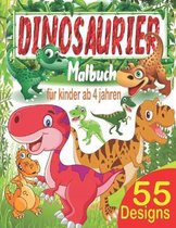 Dinosaurier Malbuch für Kinder ab 4 Jahren
