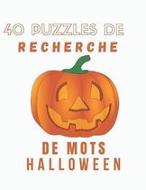 40 puzzles de recherche de mots Halloween