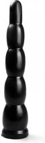 XXLTOYS - Ruben - Large Dildo - Inbrenglengte 35 X 6.5 cm - Black - Uniek Design Realistische Dildo – Stevige Dildo – voor Diehards only - Made in Europe