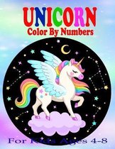 Unicorn Color By Numbers For Kids Ages 4-8