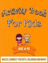 Activity Book for Kids 4-10