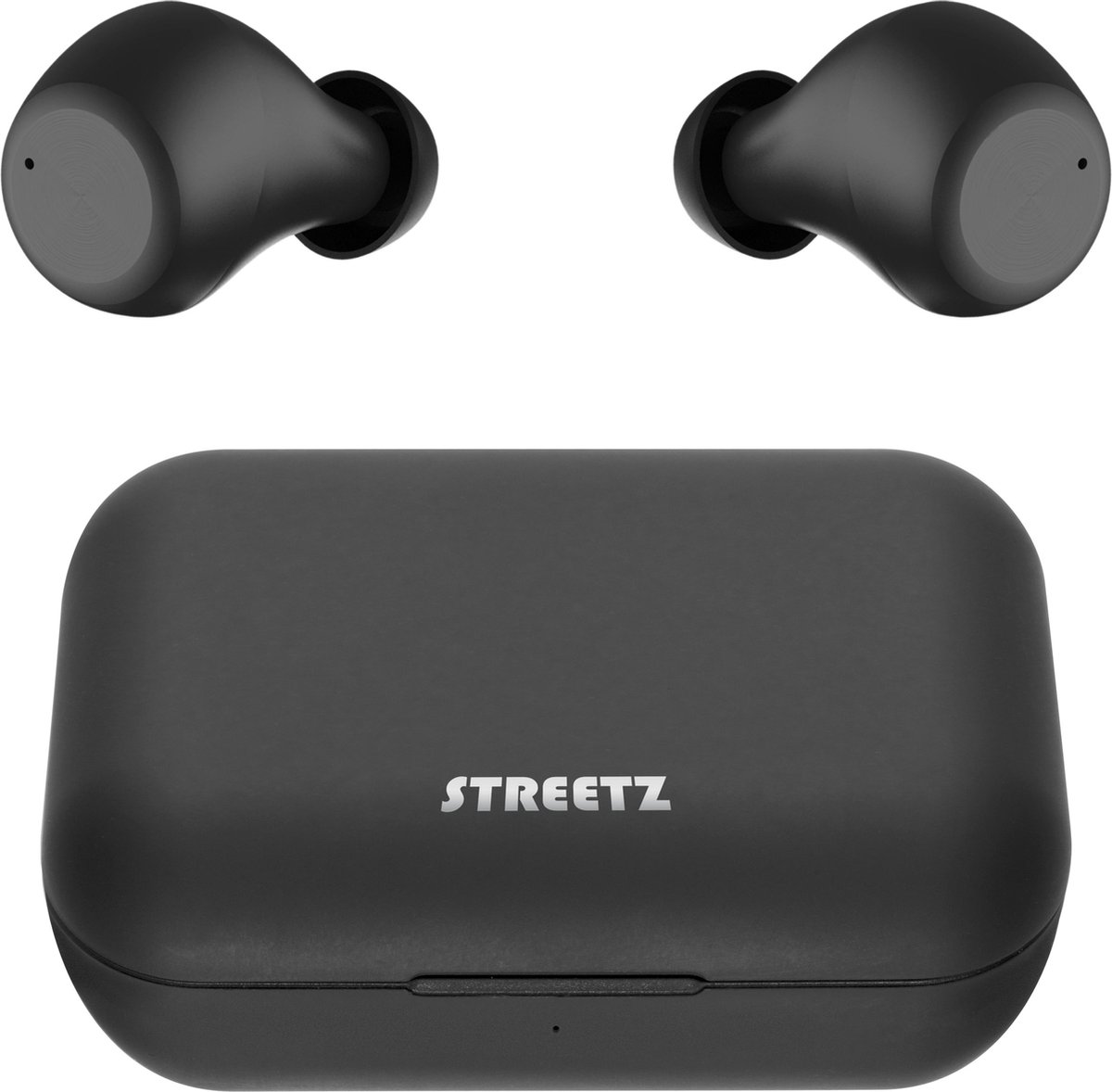 STREETZ TWS-110 Draadloze in-ear oordopjes - Met oplaadcase - Zwart