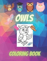 Owls Coloring Book