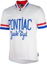 Rogelli Pontiac Fietsshirt - Korte Mouwen - Heren - Wit - Maat L