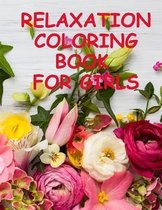 Relaxation coloring book for girls